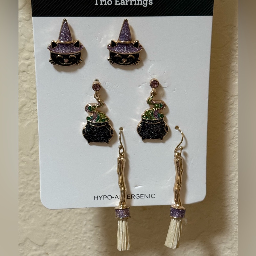 Halloween Trio Earrings Set